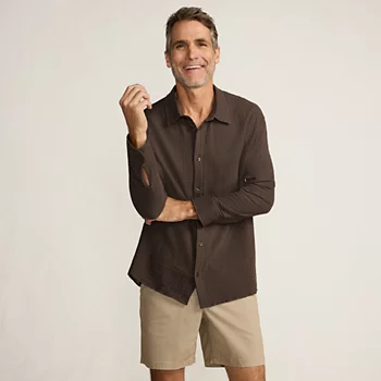 Men's Long Sleeve Double Cloth Shirt